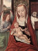 Master of the Saint Ursula Legend, Virgin and Child with an Angel